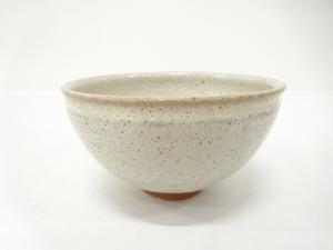 作家物　白釉　茶碗